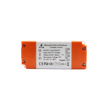 boqi 15W DALI & PUSH dimmable led driver 300ma 10w 11w 12w 13w 14w 15w DALI led driver with CE CB SAA